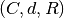 (C, d, R)