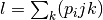 l = \sum_k (p_ijk)